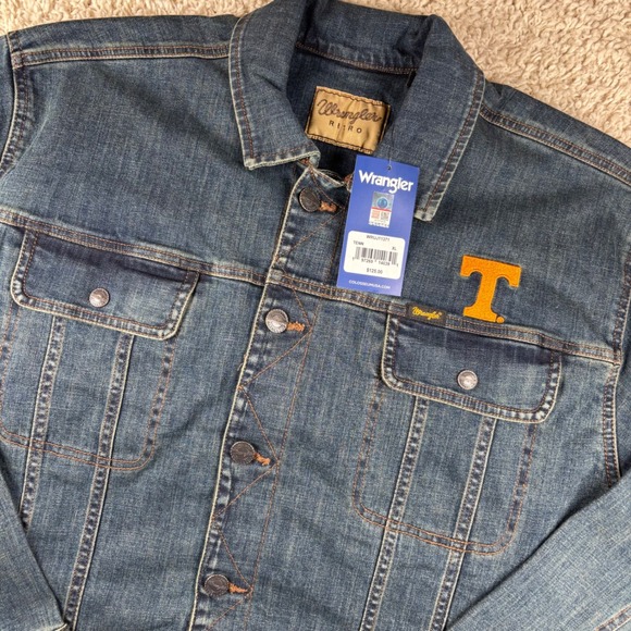 Wrangler Other - NWT Colosseum x Wrangler Retro Men's Tennessee Volunteers Denim Jacket